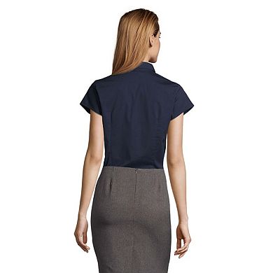 SOLS Womens/Ladies Excess Stretch Short-Sleeved Blouse