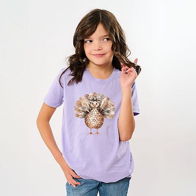 Sparkle Turkey - Youth Short Sleeve Graphic T-Shirt