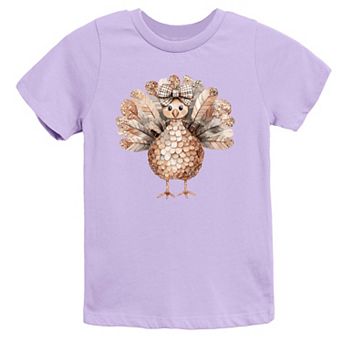 Sparkle Turkey - Youth Short Sleeve Graphic T-Shirt