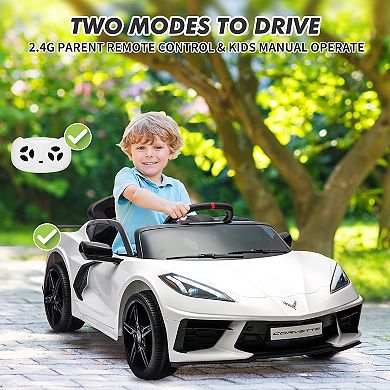 Kids Ride on Car Licensed Corvette Battery Powered Car