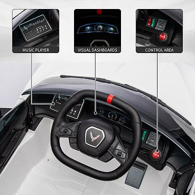 Kids Ride on Car Licensed Corvette Battery Powered Car