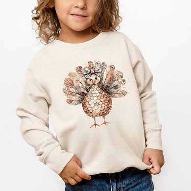 Sparkle Turkey - Toddler Graphic Sweatshirt