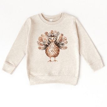 Sparkle Turkey - Toddler Graphic Sweatshirt