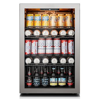 Ca'Lefort Beverage Refrigerator Cooler, 155 Can Freestanding Beverage Fridge
