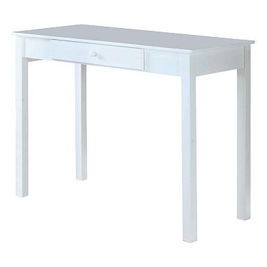 Duluth White Finish Wood Home Office Secretary Writing Desk