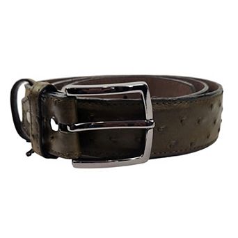 Eagle-Ostrich Leather Belts for Men and Women