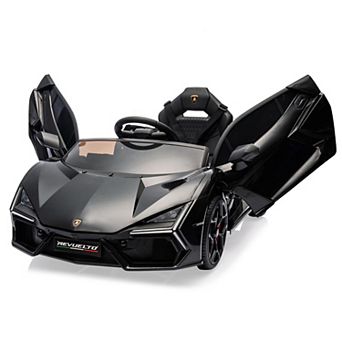 12V Kids Lamborghini Revuelto Ride-On Car, Remote Control, LED Lights, 2-Speed, Slow Start Function