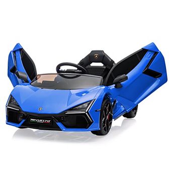 12V Kids Lamborghini Revuelto Ride-On Car, Remote Control, LED Lights, 2-Speed, Slow Start Function