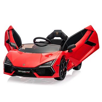 12V Kids Lamborghini Revuelto Ride-On Car, Remote Control, LED Lights, 2-Speed, Slow Start Function