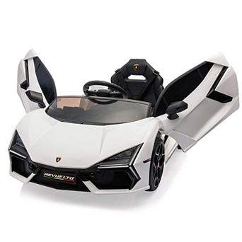 12V Kids Lamborghini Revuelto Ride-On Car, Remote Control, LED Lights, 2-Speed, Slow Start Function