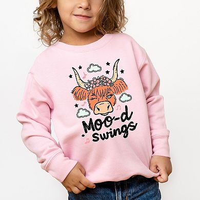 Mood Swings Cow - Toddler Graphic Sweatshirt