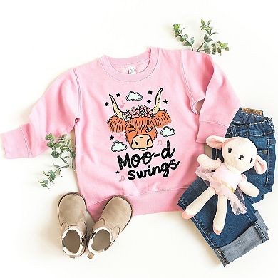 Mood Swings Cow - Toddler Graphic Sweatshirt