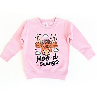 Mood Swings Cow - Toddler Graphic Sweatshirt