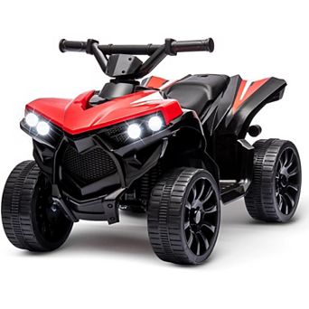 6V Battery Powered Kids ATV with LED Headlights & Music, 1.8 MPH, 55 LBS Capacity.
