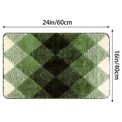 Soft Absorbent Bath Mat, Non-Slip Comfortable Carpet for Tub, Shower, Home Decor