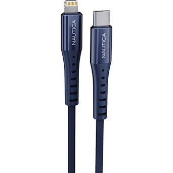 Nautica CB305 USB-C to Lightning Cable MFi Certified Fast Charger for iPhone 15, 16 & More