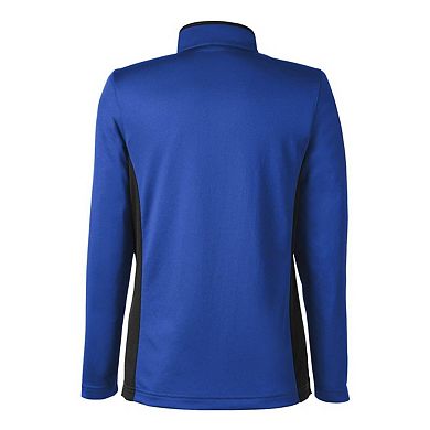 Harriton Women's Flash Snag Protection Plus IL Colorblock Quarter-Zip Pullover