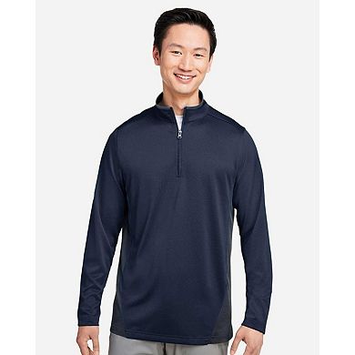 Harriton Flash Snag Protection Plus IL Colorblock Quarter-Zip Pullover