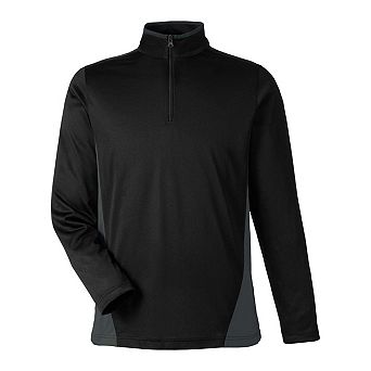 Harriton Flash Snag Protection Plus IL Colorblock Quarter-Zip Pullover