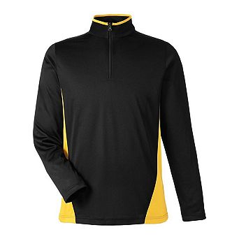 Harriton Flash Snag Protection Plus IL Colorblock Quarter-Zip Pullover