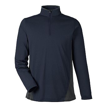 Harriton Flash Snag Protection Plus IL Colorblock Quarter-Zip Pullover