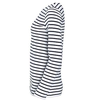 SOLS Womens/Ladies Marine ed Long-Sleeved T-Shirt