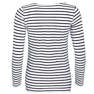 SOLS Womens/Ladies Marine ed Long-Sleeved T-Shirt