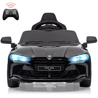 12V Kids Ride On Car，Licensed BMW M4, Electric Powered Vehicle Car