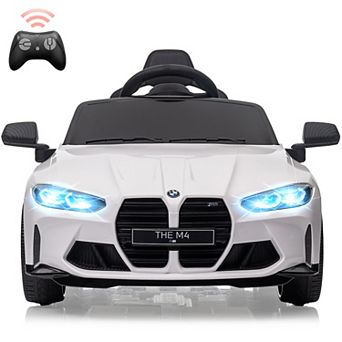 12V Kids Ride On Car，Licensed BMW M4, Electric Powered Vehicle Car