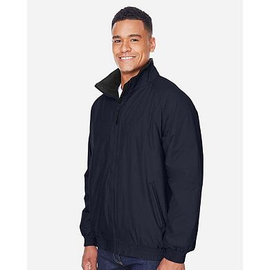 Harriton Fleece Lined Nylon Jacket