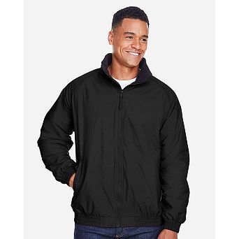 Harriton Fleece Lined Nylon Jacket