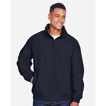 Harriton Fleece Lined Nylon Jacket