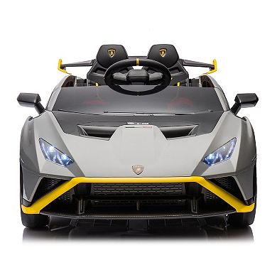 Whisen Lamborghini Style 24V Two-Seater Kids Electric Ride-On Drift Car