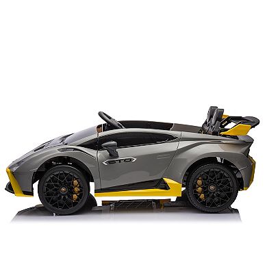 Whisen Lamborghini Style 24V Two-Seater Kids Electric Ride-On Drift Car