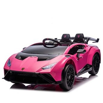 Whisen Lamborghini Style 24V Two-Seater Kids Electric Ride-On Drift Car