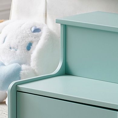 Kings Brand Furniture Wooden Toddler Step Stool for Kids with Storage for Bedroom,Bathroom & Kitchen