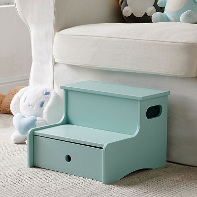 Kings Brand Furniture Wooden Toddler Step Stool for Kids with