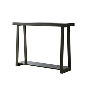 Kings Brand Furniture Emma Narrow Console Table with Lower Shelf