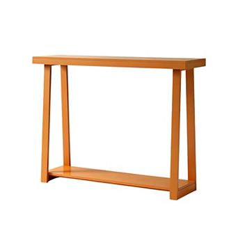 Kings Brand Furniture Emma Narrow Console Table with Lower Shelf