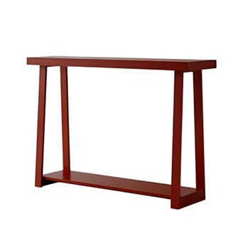 Kings Brand Furniture Emma Narrow Console Table with Lower Shelf