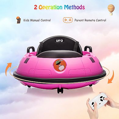 12V Bumper Car with Remote Control, Ride On Bumper Car
