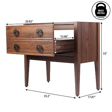 Corbin Classic 1-Drawer Bath Vanity Base Only (Sink Basin Not Included)