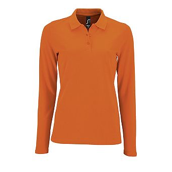 SOLS Womens/Ladies Perfect Long Sleeve Pique Polo Shirt