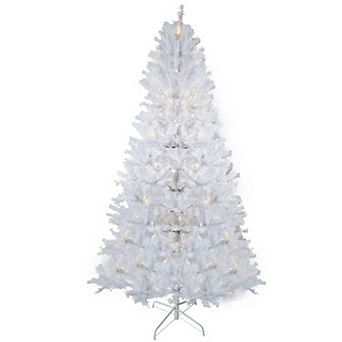 6.5 Ft Prelit Artificial Christmas Tree with 250 LED Lights & 818 Branches Tips, White