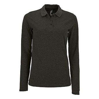 SOLS Womens/Ladies Perfect Long Sleeve Pique Polo Shirt