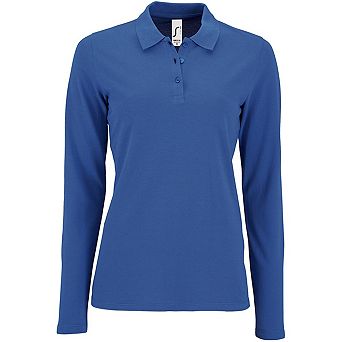 SOLS Womens/Ladies Perfect Long Sleeve Pique Polo Shirt