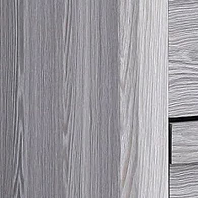 Laide Nightstand with 2 Drawers, Cup Handles, Gray Driftwood Finish Wood