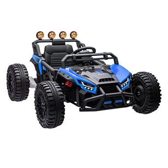 24V Electric Powered Kids Ride-On UTV with 130W Dual Motors, Four-Wheel Spring Suspension