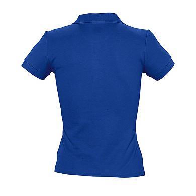 SOLS Womens/Ladies People Pique Short-Sleeved Polo Shirt