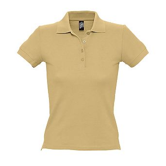 SOLS Womens/Ladies People Pique Short-Sleeved Polo Shirt